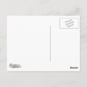 Curieuze bushtit Bird Sketch Briefkaart (Achterkant)