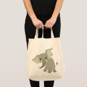 Curieuze Cartoon Elephant Bag Tote Bag (Voorkant (product))