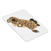 Curieuze Cartoon Hyena Flexible Magnet Magneet (Rechterzijde)