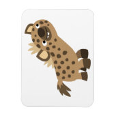 Curieuze Cartoon Hyena Flexible Magnet Magneet (Verticaal)