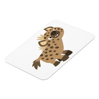 Curieuze Cartoon Hyena Flexible Magnet Magneet
