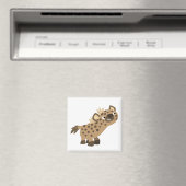 Curieuze Cartoon Hyena Magnet (Insitu (Vaatwasser))