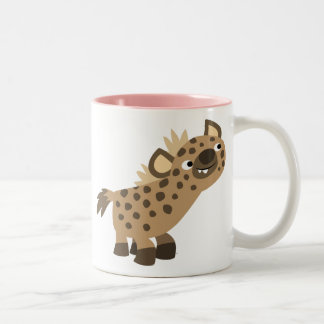 Curieuze Cartoon Hyena Mok