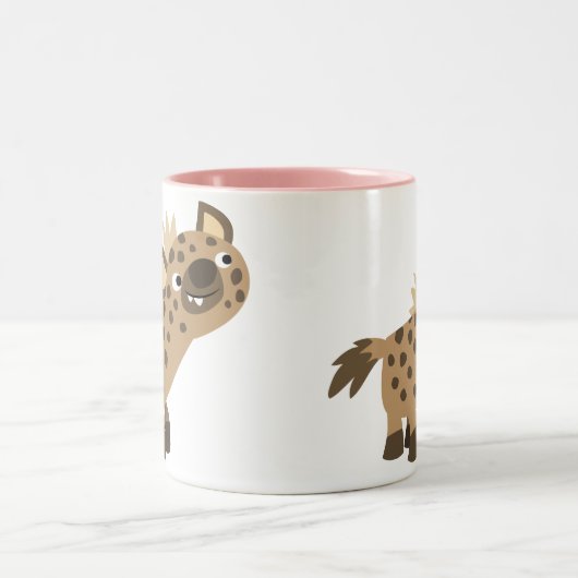 Curieuze Cartoon Hyena Mok (Center)