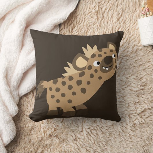 Curieuze Cartoon Hyena Pillow Kussen (Deken)