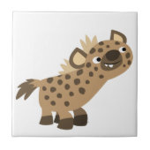 Curieuze Cartoon Hyena Tegel Tegeltje (Voorkant)