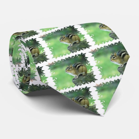 Curieuze Chipmunk Necktie Stropdas (Opgerold)