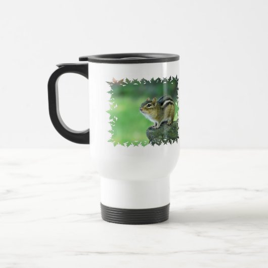 Curieuze Chipmunk Plastic Travel Mug Reisbeker (Links)