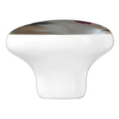 Curieuze Corgi Keramische Knop (Zijkant)