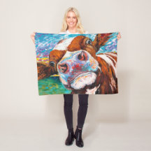 Curieuze Cow Blanket