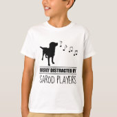 Curieuze Dog is gemakkelijk verstoord door Sarod-s T-shirt (Voorkant)