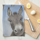Curieuze Donkeys Theedoek (Quarter Fold)