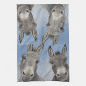 Curieuze Donkeys Theedoek (Verticaal)