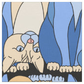 Curieuze Katten verbinding (Lori Corbett) Stof (Close Up)