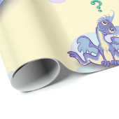 Curieuze kleine draak cadeaupapier (Rol Hoek)