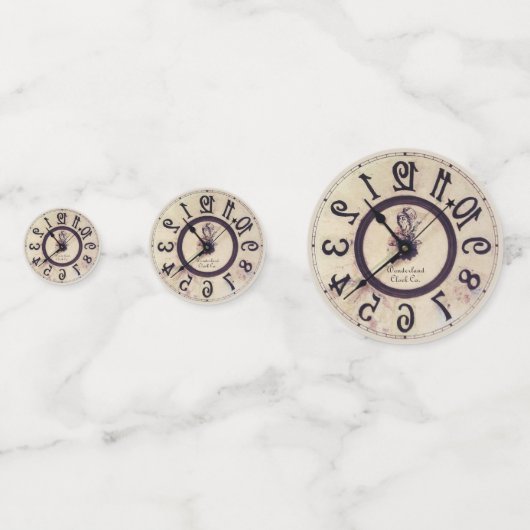 Curieuze klok 1 confetti (Achterkanten)