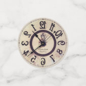 Curieuze klok 1 confetti (Kleine voorkant)