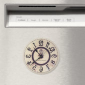 Curieuze klok 1 magneet (Insitu (Vaatwasser))