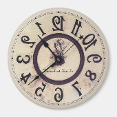 Curieuze klok 1 magneet (Voorkant)