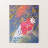 Curieuze Koi Legpuzzel (Verticaal)