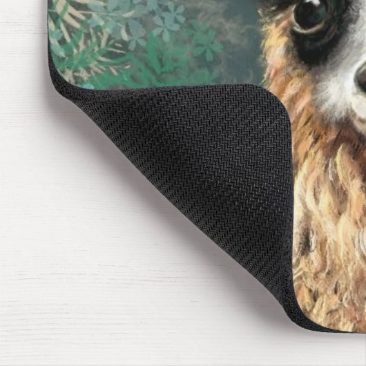 Curieuze Llama Muismat Gift Fun - Schilderen (Hoek)