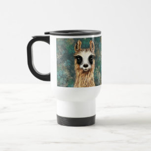 Curieuze Llama Travel Mug - Smile Reisbeker