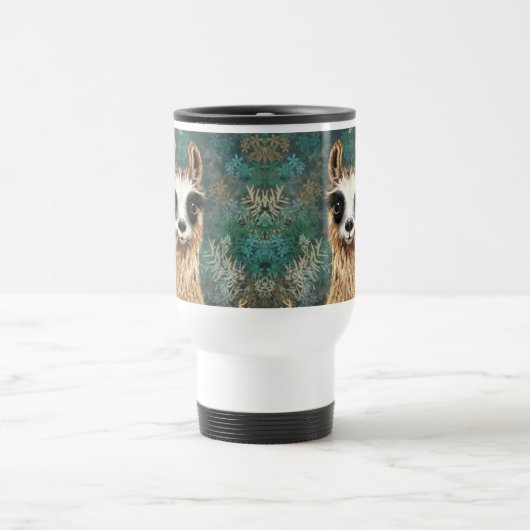 Curieuze Llama Travel Mug - Smile Reisbeker (Center)