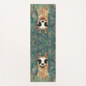 Curieuze Llama Yoga Mat Fun (Voorkant)