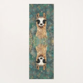 Curieuze Llama Yoga Mat Fun (Achterkant)