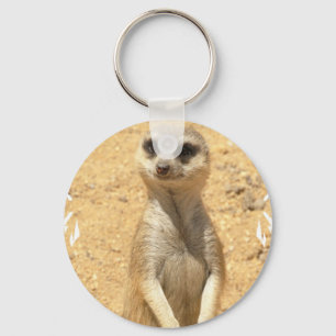 Curieuze Meerkat-Sleutelhanger Sleutelhanger
