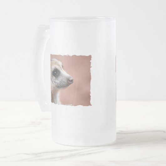 Curieuze Mok Meerkat Beer (Voorkant links)