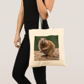 Curieuze Prairie Dog Bag Tote Bag (Voorkant (product))