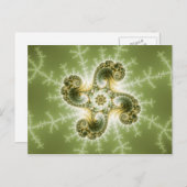 Curieuze Tentakels - Fractale kunst Briefkaart (Voorkant / Achterkant)