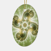 Curieuze Tentakels - Fractale kunst Keramisch Ornament (Links)