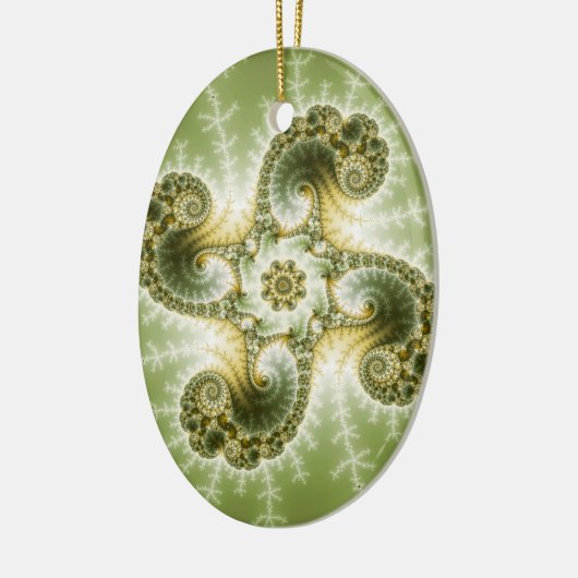 Curieuze Tentakels - Fractale kunst Keramisch Ornament (Links)