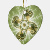 Curieuze Tentakels - Fractale kunst Keramisch Ornament (Links)
