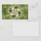 Curieuze Tentakels - Fractale kunst Visitekaartje (Voorkant / Achterkant)