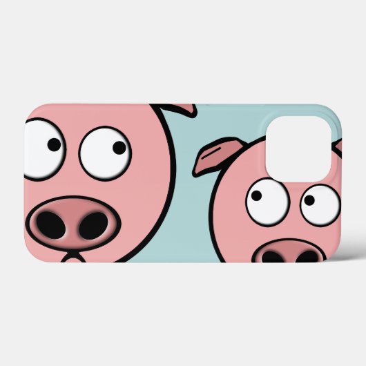 Curieuze varkens Case-Mate iPhone case (Achterkant (horizontaal))