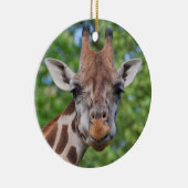 Curios Giraffe Keramisch Ornament (Rechts)