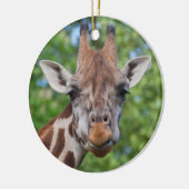 Curios Giraffe Keramisch Ornament (Links)