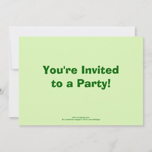 Curios Koala Kids Birthday Party Kaart (Achterkant)