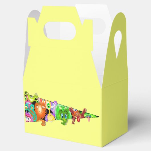 Curiositeit Aliens-voorverpakking - Aangepaste kle Bedankdoosjes (Geopend)