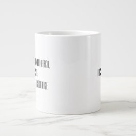 Curiositeit en moed vereisen extra koffie grote koffiekop