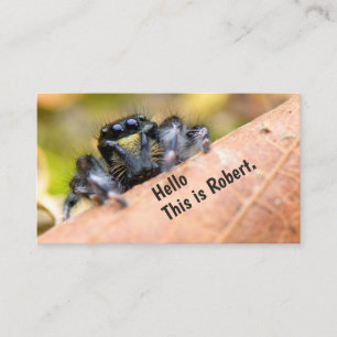 Curiositeit geïntrigeerd Hallo (oorspronkelijk Afb Visitekaartje