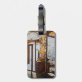 Curiositeit is het Hulpmiddel van het Wijs Bagagelabel (Achterkant verticaal)