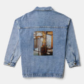 Curiositeit is het Hulpmiddel van het Wijs Denim Jacket (Achterkant)