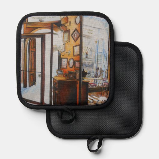 Curiositeit is het Hulpmiddel van het Wijs Pannenlap (Voorkant / Achterkant)