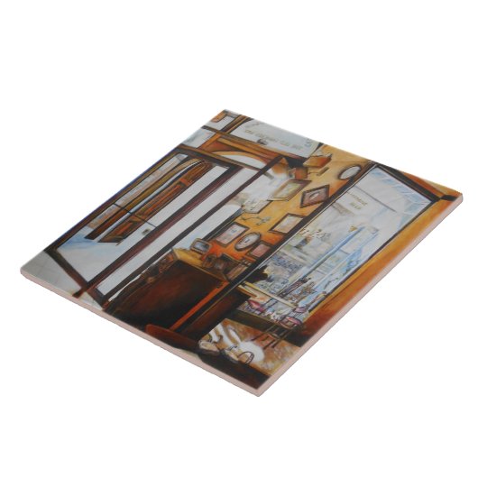 Curiositeit is het Hulpmiddel van het Wijs Tegeltje (Zijkant)