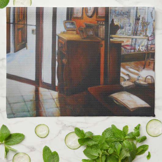 Curiositeit is het Hulpmiddel van het Wijs Theedoek (Gevouwen)