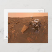 Curiositeit Selfie op Mars op 15 juni 2018 Briefkaart (Voorkant / Achterkant)